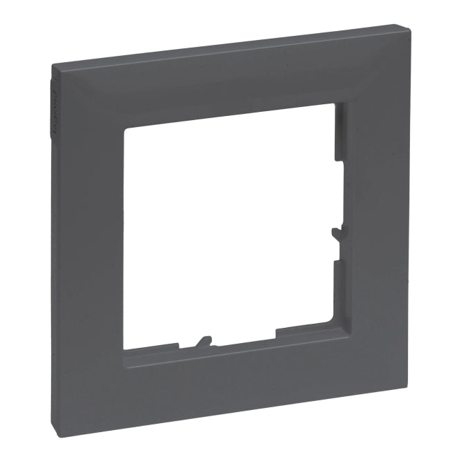 Legrand 765471 SEANO 1-fach Rahmen in der Farbausführung Anthrazit lackiert