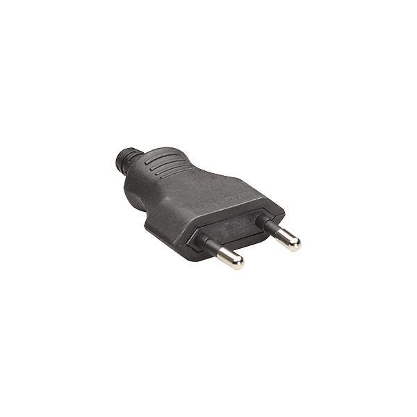 Bachmann Euro Flachstecker 900.010 schwarz Schraubanschl. Beutel a 3 Stück