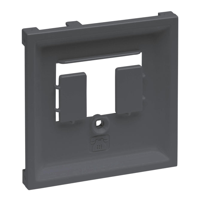 Legrand 765455 SEANO Abdeckung f.TDO & TAE in der Farbausführung Anthrazit