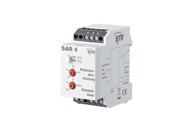 Metz Starkstromanschalte-Relais 130283-I SAR4 Hutschiene 230V Versorgungsspannung