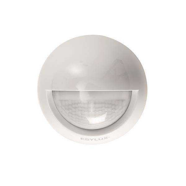 ESYLUX Wand-Bewegungsmeld. 200' MD-W200i Fernbedienbar weiß EM10041006