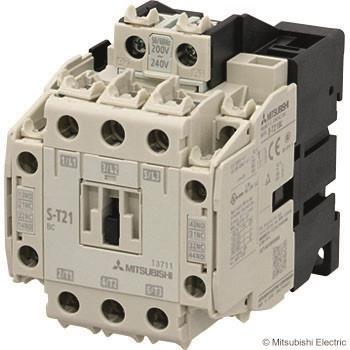 Mitsubishi Leistungs- S-T21 AC200V 2A2B schütz 11kW 2S+2Ö US=200VAC 50Hz 279242