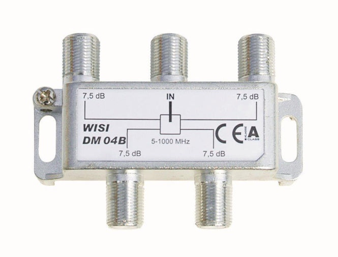 WISI Verteiler 4-fach DM04B 5-1000MHz 7,5dB