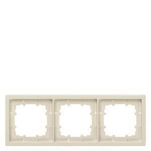Siemens 5TG1323 DELTA style Rahmen 3fach ** titanweiß 224x82mm