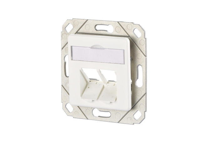 Metz E-DATmodul 8/8(8 UPk 130B20D21102KE rw RAL9010 Träger leer für Keystonemodul