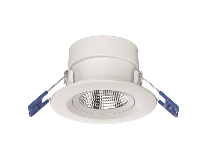 Opple LED-Einbauspot Chiara 541003410900 IP44 6W 450lm 2700K DA68 weiß schwenkbar