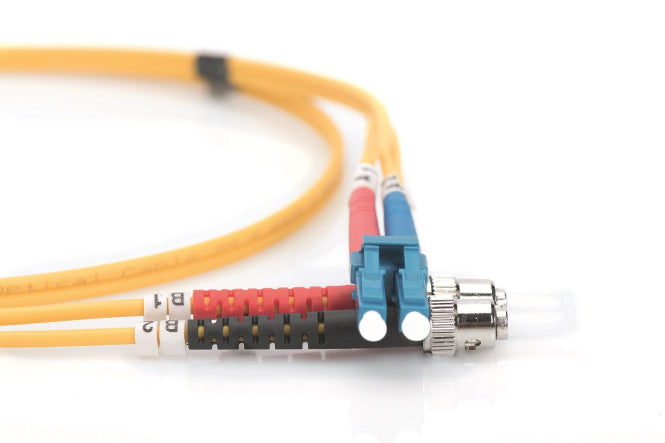 LWL Patchkabel OS2 DK-2931-01 LC-D/ST-D 09/125 Monomode Länge 1,0m