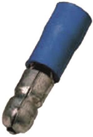 Intercable ICIQ2RST Rundstecker 1,5-2,5qmm Stecker 5mm blau
