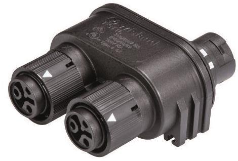 Wieland RST16I3V 2P1 TGVG SW Verteilerblock 46.030.1253.1
