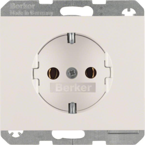 BER K1 Schuko Kombi 47157009 polarweiss