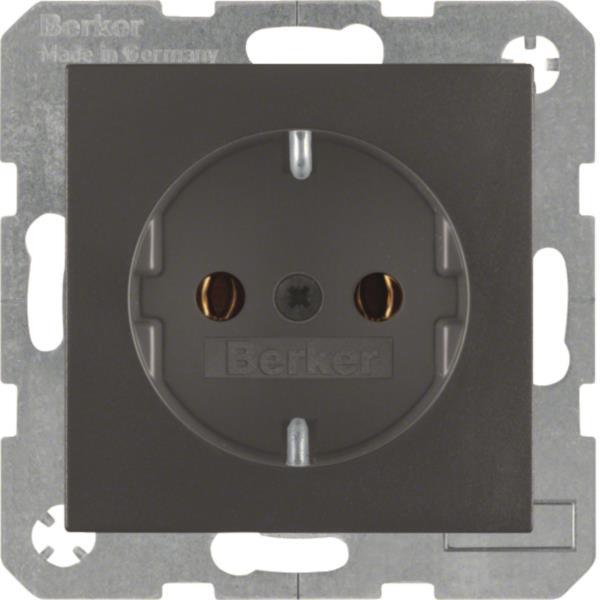 BER S1 Schuko Kombi 41431606 anthrazit matt