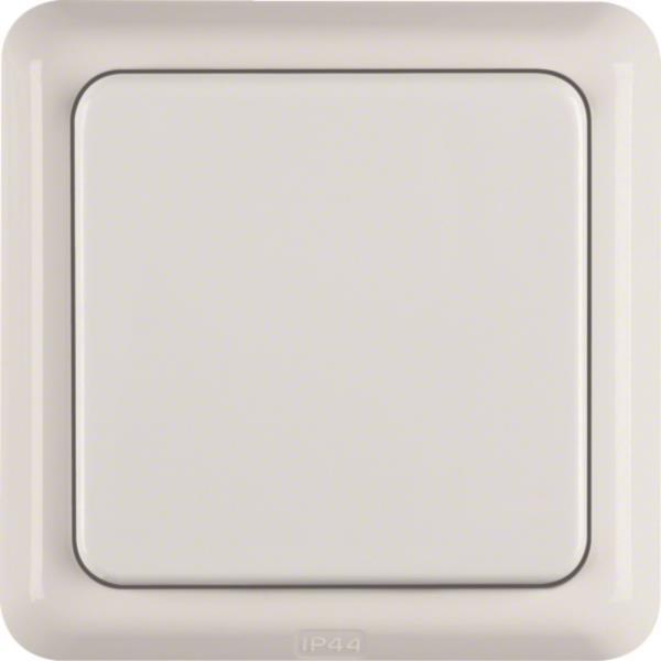 BER UPWG Schuko Voll mit 471809 Rahmen polarweiss