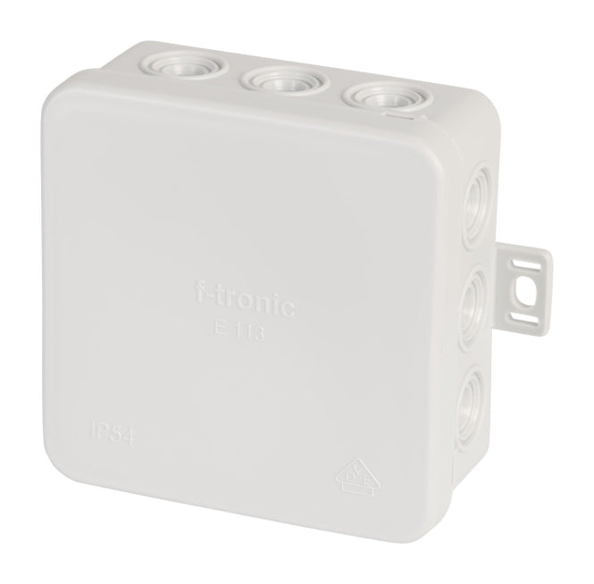 Ftronic FR-Abzweigkasten IP54 E113 85x85x40mm grau