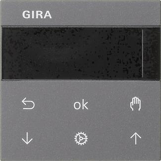 GIRA 536628 S3000 Jalousie-/Schaltuhr Display System 55 Anthrazit