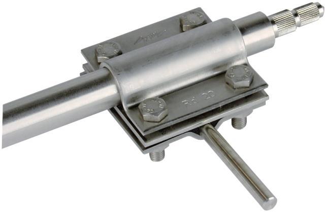 DEHN Erder-Anschlussklemme 610020 Niro für RD 8-10 FL40 d=20mm