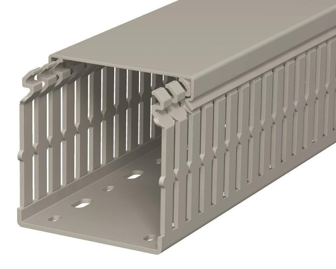 OBO LKV N 75075 Verdrahtungskanal 75x75x2000 PVC steingrau RAL7030 6178426