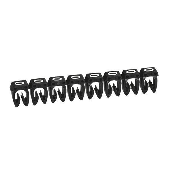 Legrand 038210 Kennzeichnungssystem CAB3 0,5-1,5qmm Ziffer:0 schwarz