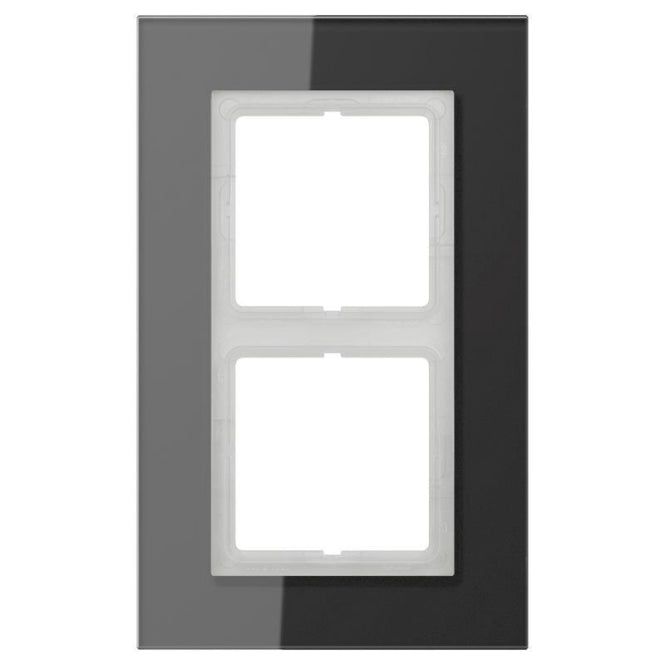 JG Rahmen 2fach LSP982GLSW schwarz