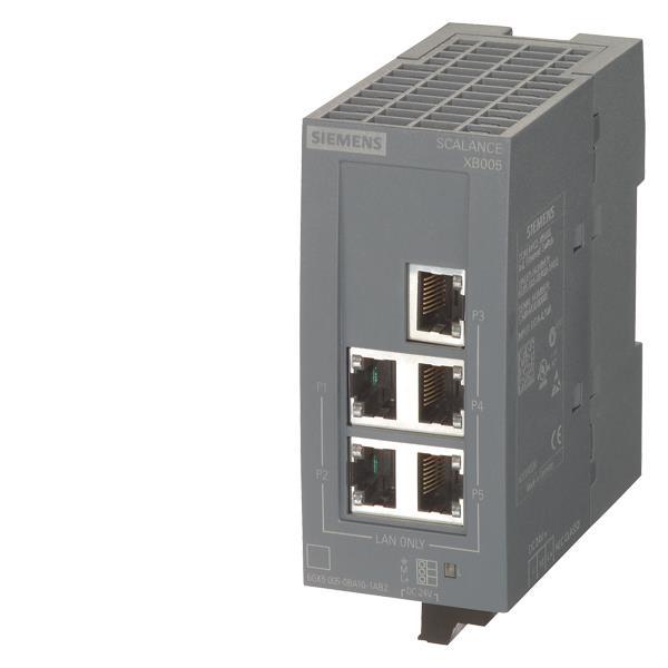 Siemens 6GK50050BA001AB2 SCALANCE XB005 unmanaged Ind. Ethernet Switch