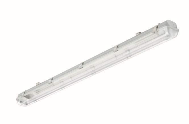 PHIL Feuchtraumleuchte IP65 Grau WT050C für 2x LED-Tube 1500mm 230V (KVG/VVG)