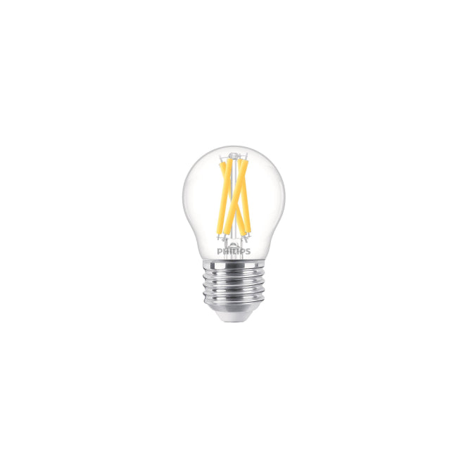 PHIL MST LEDluster 3,5-40W/927 E27 klar Tropfen 470lm DIMTONE 2200-2700K EEK D