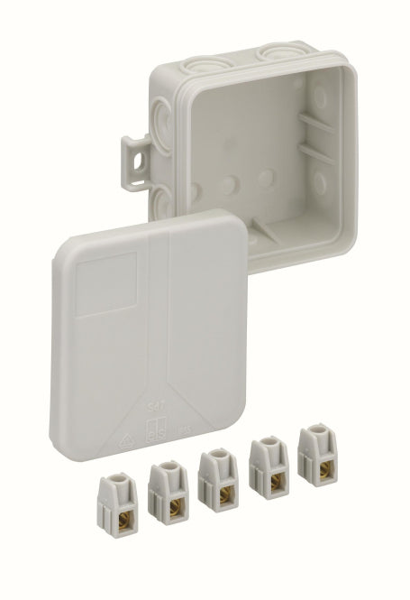 SPELS Abzw-Kasten 2,5qmm SD 7 33240701 grau rote Reihe