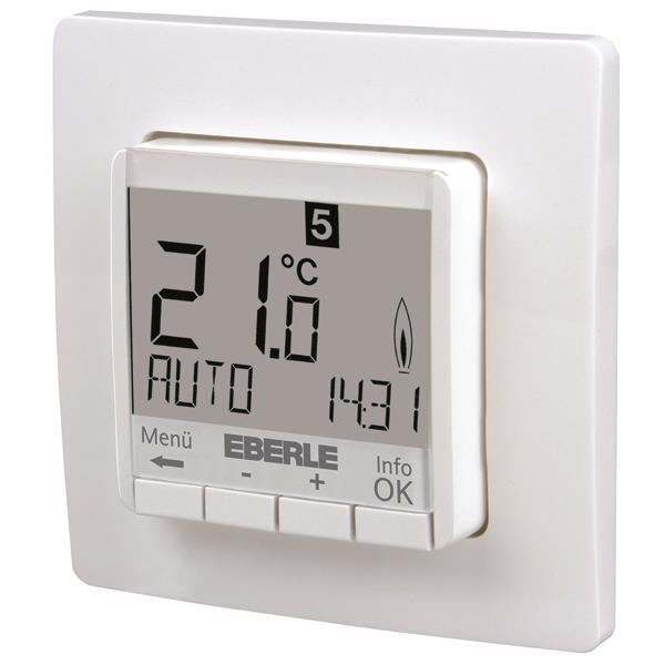 Eberle FIT 3R/weiß UP- FIT 3 R / weiß Uhrenthermostat 527810455100