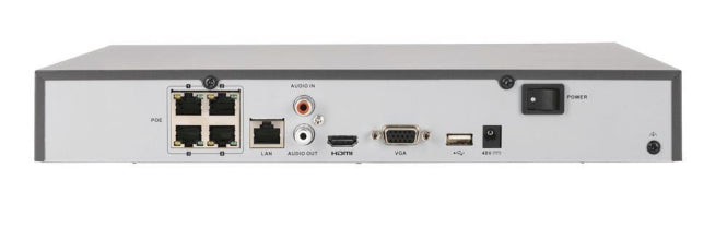 ABUS Komplett-Set mit NVR TVVR36422D und 2 PoE Mini-Dome-Kameras
