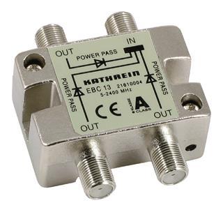 KATH F-Verteiler 3fach EBC 13 5-2400MHz