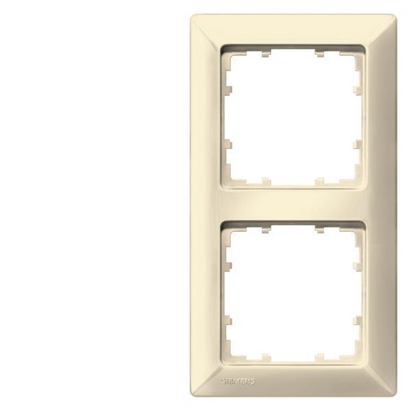 Siemens 5TG25820 DELTA line Rahmen 2fach 151x80mm elektrowei