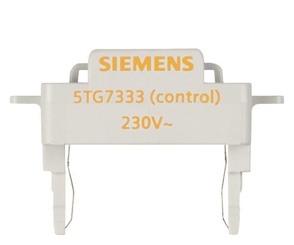 Siemens 5TG7333 DELTA Schalter u.Taster LED-Leuchteinsatz 230V/50Hz orange