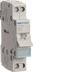 Hager Gruppenschalter 16A SFB116 1Schließer 230VAC 1PLE