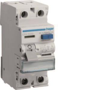 Hager Fi-Schalter 2polig 6kA 40A CFA240D ** 300mA Typ A