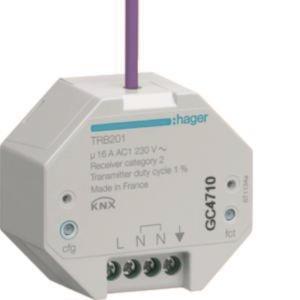 Hager Funk Ausgang Unterputz TRB201 1fach 16A quicklink