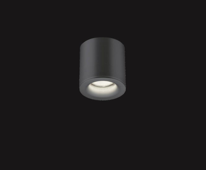 HELES Aufbaudownlight NOG 15/2129.22 GU10 max 6W IP65 80x85mm mattschwarz