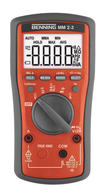 Benning Dig.-Multimeter TRMS MM 2-3 1000V 10A 044693