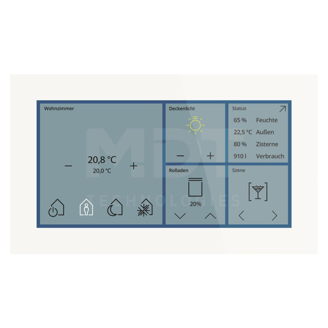 MDT BE-GTS06TW.01S Glas Touch Smart 6Zoll Secure Weiß