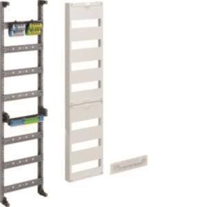 Hager Verteilerfeld universZ ZU37XS 1050mm 7reihig 1feldig PE/N senkrecht