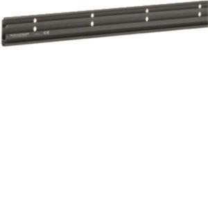 Hager Sockelleistenkanal- SL200551 ** Unterteil 2Kammern PVC 20x55mm schwar