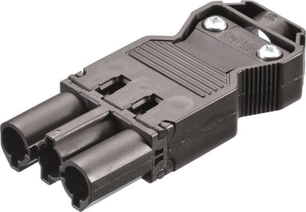 Bachmann Gerätestecker GST18/3 375.504 schwarz