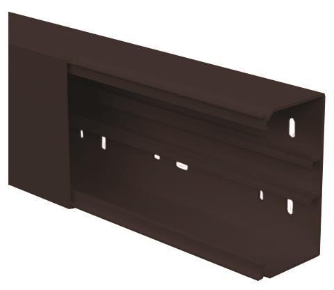 GGK Kanal FB 60x110 1045 braun mit DIN-Montageschiene