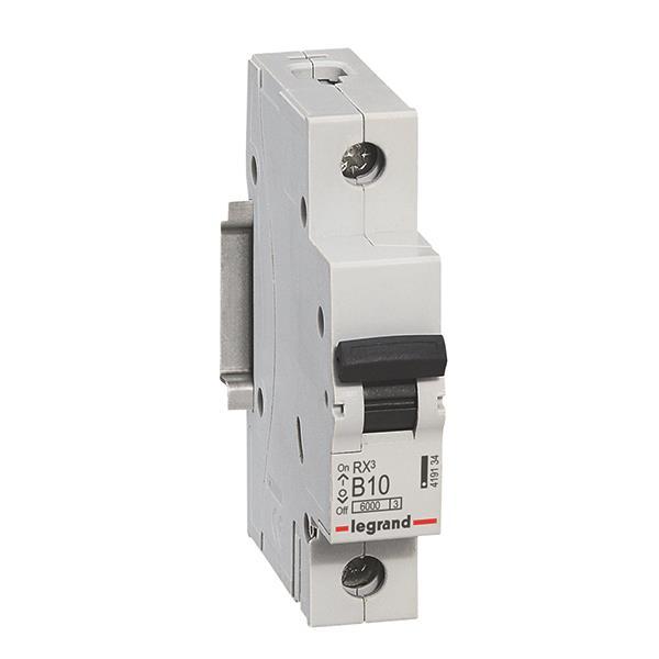 Legrand 419134 RX3 LS-Schalter B 10A 1-polig 6kA 230/400VAC 1TE