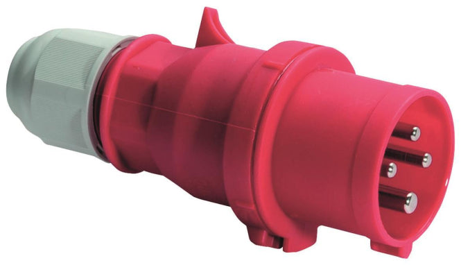 BALS Stecker QUICK-CONNECT mit 2130 MULTI-GRIP Verschraubung 16A 4p 400V 6h