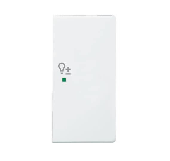 BJ Wippe 2fach Symbol Dimmer 6234-22-84 Busch-free@home studioweiß