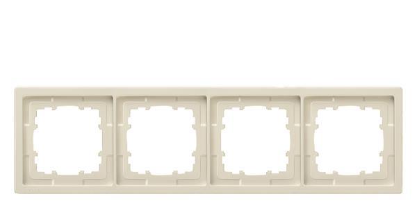 Siemens 5TG1324 DELTA style Rahmen 4fach ** titanweiß 295x82mm