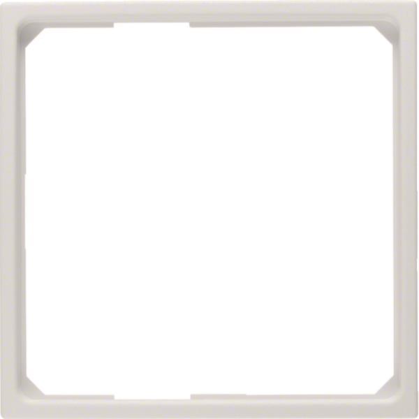 BER S1 Adapterring für 11091919 Zentralstück 50x50 polarweiss matt