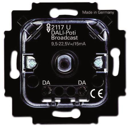 BJ DALI-Poti Broadcast UP 2117 U Busch-Dimmer