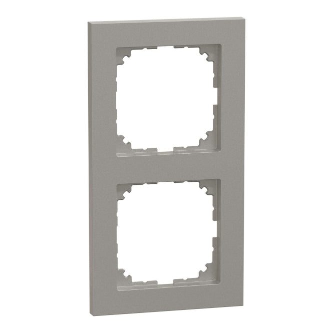 Merten M-Pure-Rahmen 2fach MEG4020-3660 aluminium