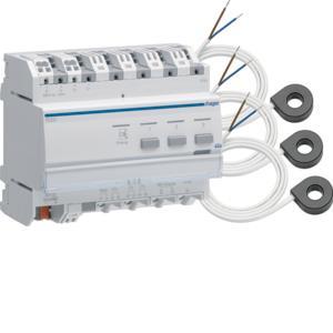 Hager Messwertgeber KNX TE332 f.3Stromkreise m.3Wandlern