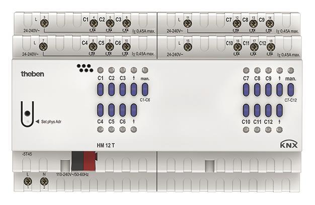 THEB KNX Heizungsaktor HM 12 T KNX 12-fach